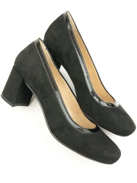 Will's Vegan Shop Will's Vegan Shop Blockabsätze Veganes Wildleder Damen, Weinrot veganes wildleder, – Produktbild 2 von 2