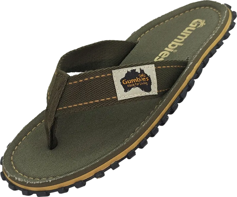 Gumbies Gumbies Original Classic Herren Zehenstegsandale olive 41 - Herrenschuhe, Olive, – Produktbild 2 von 2