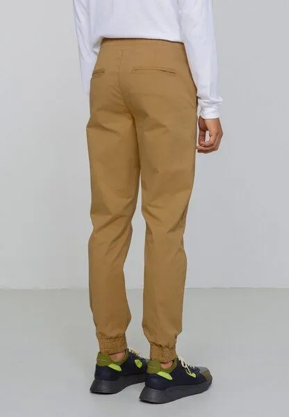 recolution Herren Jogg Chino aus Bio-Baumwoll Mix - MUSA - recolution, Dark sand (braun), – Produktbild 3 von 4