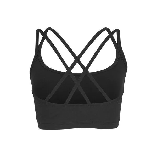 Jaya Jaya LOONA UNI - Damen - Bra für Yoga aus Biobaumwolle, Black/schwarz, – Produktbild 1 von 1