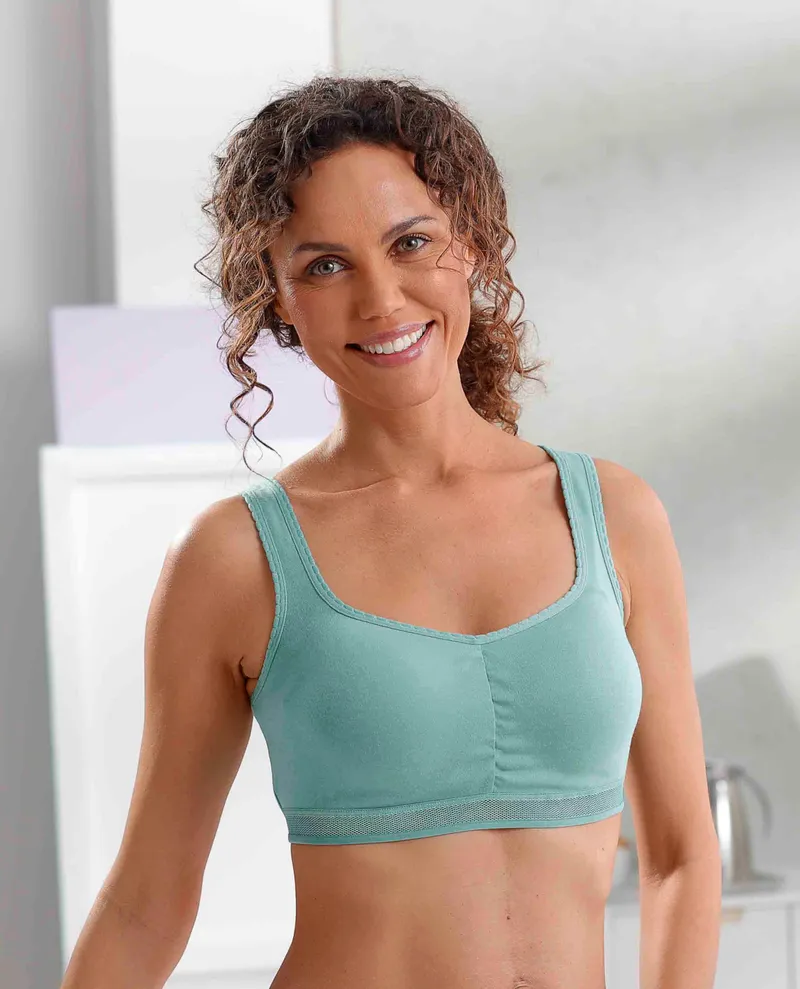 wäschepur Bustier, Marine + salbei, – Produktbild 2 von 3