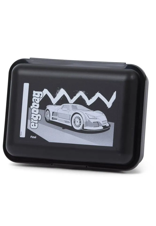 Ergobag Ergobag Lunchbox Brotdose, Kunststoff, (Brotdose, 1-tlg., 1x Brotdose), spülmaschinengeeignet bis 45 Grad, Handwäsche empfohlen, Schwarz, – Produktbild 2 von 8
