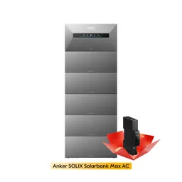 Anker Anker SOLIX Solarbank Max AC Speicher, AC-Coupled, 7-42kWh, by Powerness - 42kWh / Gratis Smart Meter Gen 2 / Selbstabholung – Produktbild 1 von 1