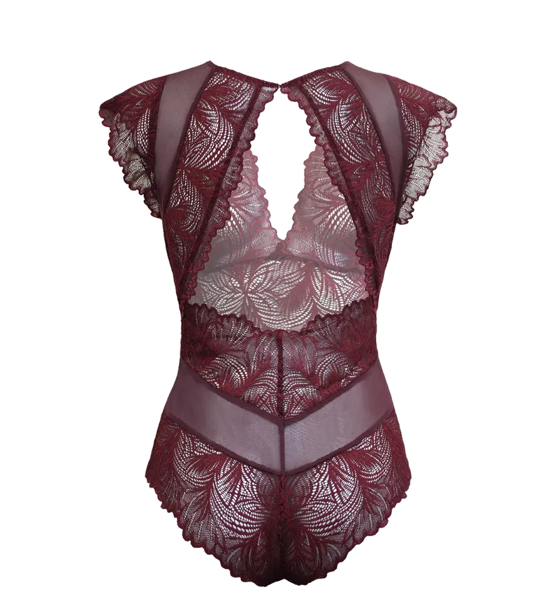 Anekdot Anekdot Damen vegan Bodysuit Amara, Violett, – Produktbild 1 von 2