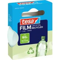 Tesa tesafilm "CRYSTAL RECYCLED" 1 Rolle, 33 m x 19 mm – Produktbild 1 von 1