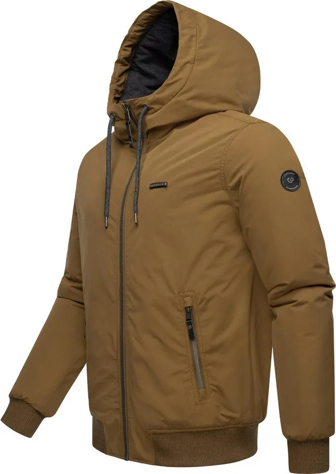 ragwear ragwear Winterjacke Maddy stylische Herren Outdoorjacke mit großer Kapuze, Braun, – Produktbild 3 von 4