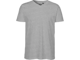 Neutral Neutral Bio-Herren-T-Shirt mit V-Ausschnitt, sport grey, Gr. XXL – Produktbild 1 von 1