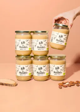 KoRo Weißes Bio Mandelmus | 6 x 500 g – Produktbild 1 von 1