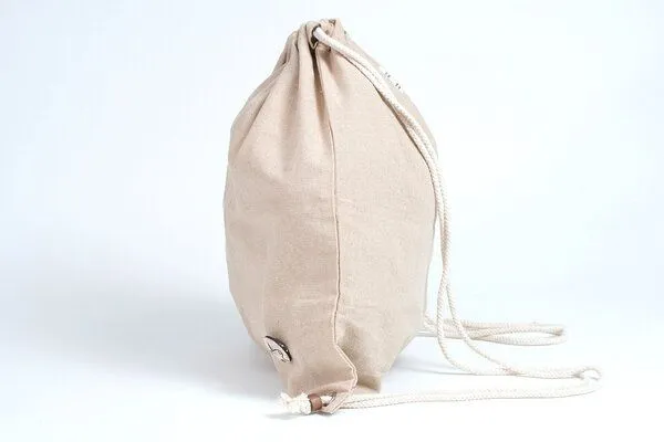 Himal Hemp Himal Hemp Turnbeutel mit Einhorn-Button – Produktbild 2 von 4