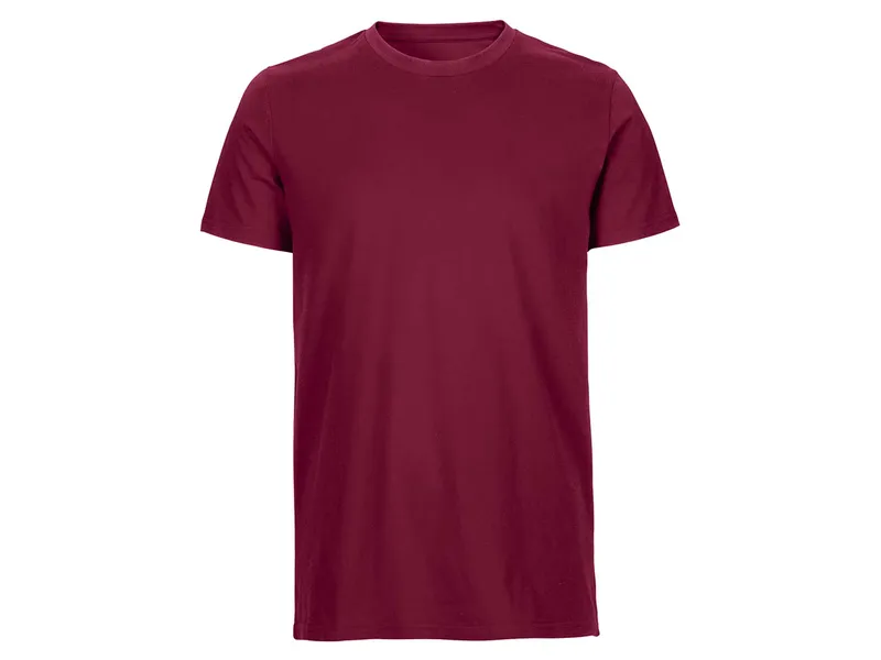 Neutral Neutral Bio-Herren-T-Shirt mit Rundhalsausschnitt bordeaux, Gr. XXL – Produktbild 1 von 2