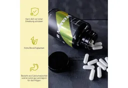 Neosupps Vitamin C hochdosiert,120 Kapseln, Vegan, 1000 mg pro Tagesdosis Kapseln, Antioxidans, Zellschutz, unterstützt Eisenaufnahme & Kollagenbildung – Produktbild 1 von 1