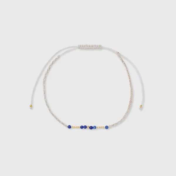 fejn jewelry fejn jewelry Armband 'tourmaline' - mit Turmalin und Bananenfasern, Azulite, – Produktbild 1 von 4