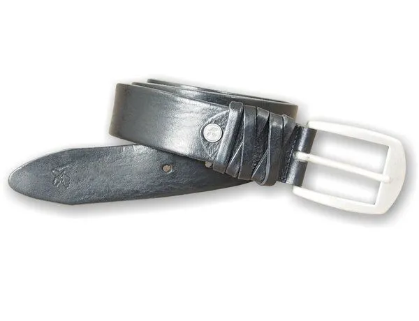 Greenbelts Greenbelts Damen Ledergürtel FRANCA, Schwarz, – Produktbild 4 von 4