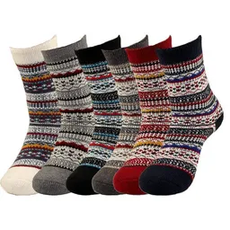 Bruno Barella Bruno Barella Winter Thermo Socken aus Schafwolle mit Color-Dream-Motiv im 6er-Pack – Produktbild 1 von 1