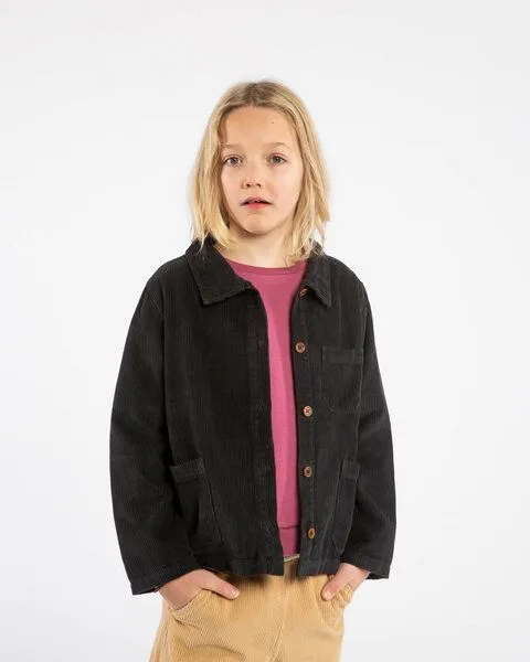 MATONA Matona Kordjacke für Kinder aus Bio-Baumwolle / Boxy Corduroy Jacket, Black, – Produktbild 1 von 4