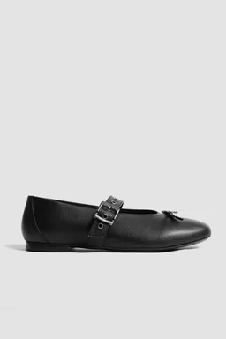 BOHEMA BOHEMA Damen vegan Ballerinas Classic Mit Schleife Schwarz – Produktbild 1 von 1