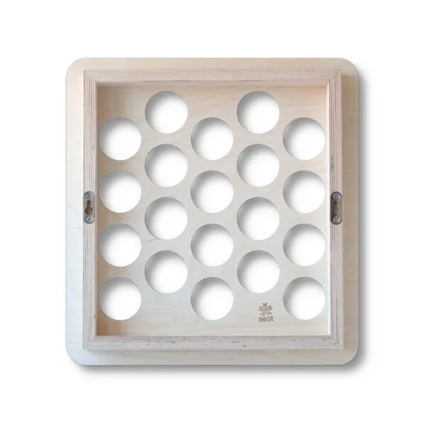 nest-gestaltung nest-gestaltung Gewürzregal habibi · mit 20 Gläsern, Dunkelrot, – Produktbild 4 von 4