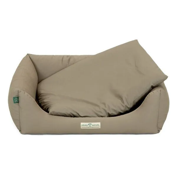 HOUND & NATURE Wasserfeste Baumwoll-Überzüge für HOUND & NATURE Öko Hundebetten, Taupe, – Produktbild 2 von 4