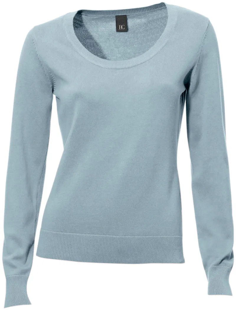 heine Rundhalspullover bleu, Bleu, – Produktbild 2 von 2