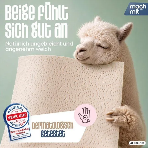 mach m!t mach m!t Küchenrolle - 128 Halbblatt pro Rolle - PURE – Produktbild 6 von 7