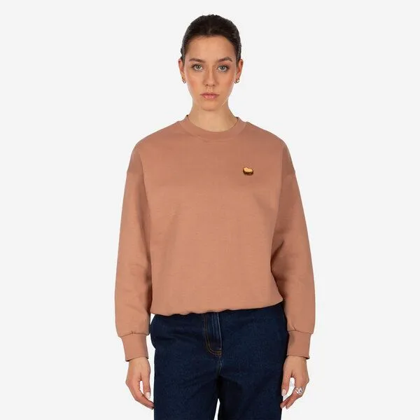 Iriedaily Iriedaily Burger Love Crewneck, Cedar rose (rosa), – Produktbild 3 von 3