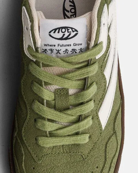 MoEa MoEa Sneakers Veyron Low - Green & Cream - Mushroom, Natural, – Produktbild 4 von 4