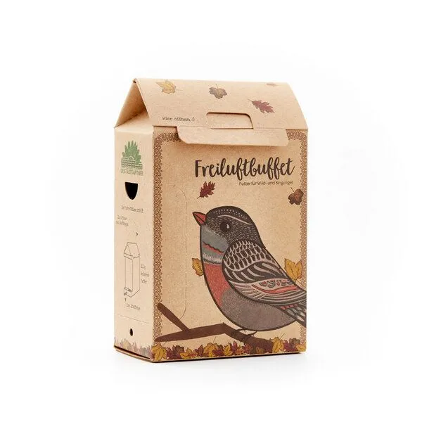 Die Stadtgärtner Die Stadtgärtner Futterstation für Vögel aus Naturkarton – Produktbild 1 von 2