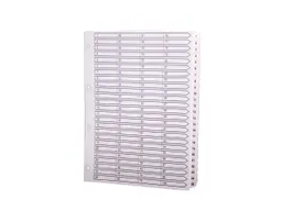 Exacompta 2 Exacompta Register, 100 bedruckte Taben numerisch, 160 g/m², DIN A4, weiß – Produktbild 1 von 1