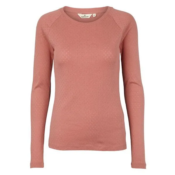 Basic Apparel Basic Apparel Langarmshirt Vegan - Arense LS Tee, Rosa (old rose), – Produktbild 1 von 2