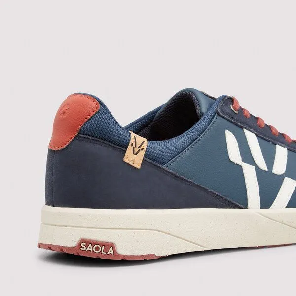 SAOLA SAOLA Cali M - leicht vegan sneaker mit elastischen Schnürsenkeln, Navy, – Produktbild 5 von 5
