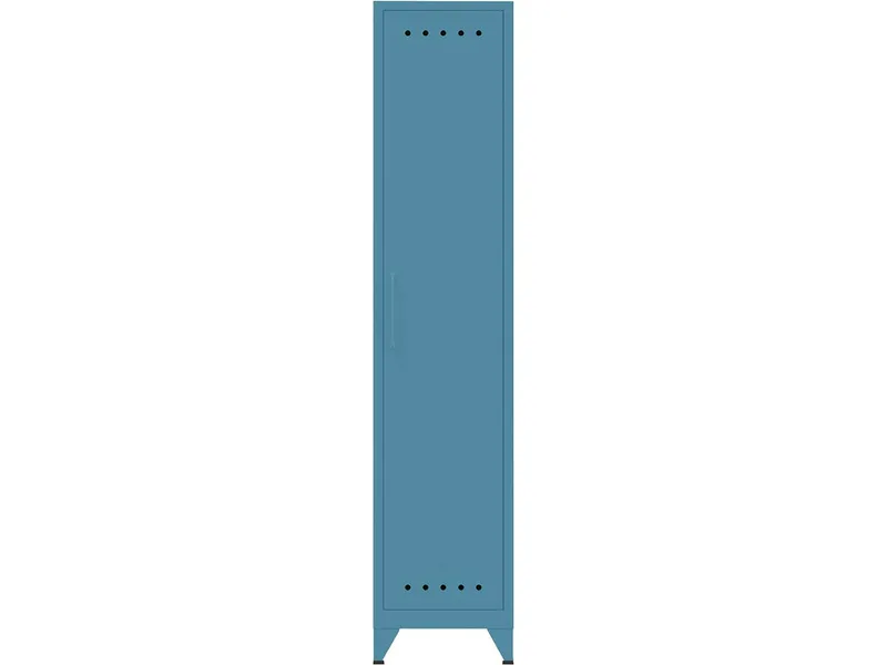 Bisley Bisley Spind "Fern Locker" Hutboden und Kleiderstange, Blau, – Produktbild 1 von 1