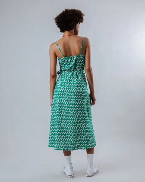 Brava Fabrics Brava Fabrics Träger-Kleid Sunset Strap Dress, Green, – Produktbild 3 von 4