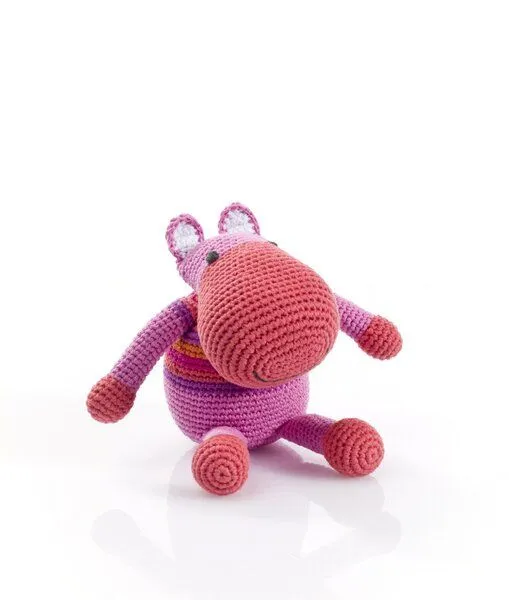 Pebble Pebble Hippo Rassel, Blau, – Produktbild 3 von 3