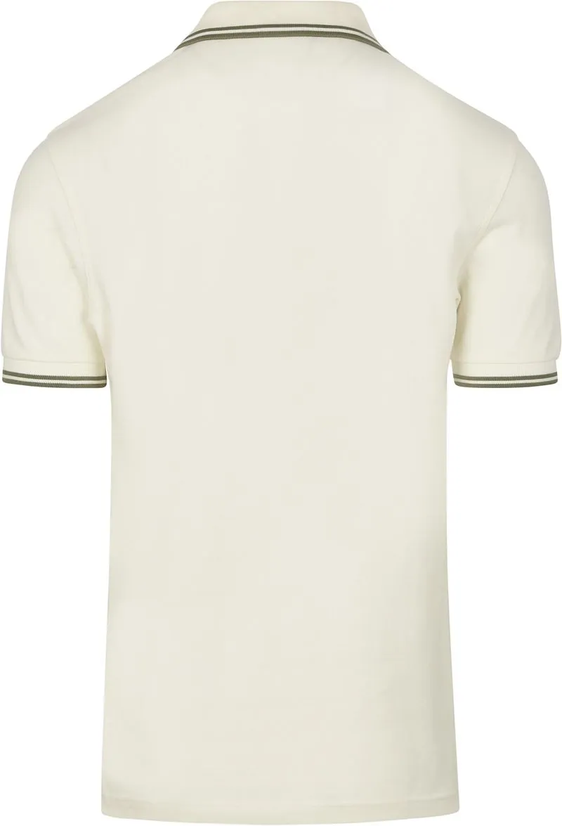 Fred Perry Fred Perry Polo Twin Tipped M3600 Ecru - Größe XXL, Wollweiß, – Produktbild 1 von 4