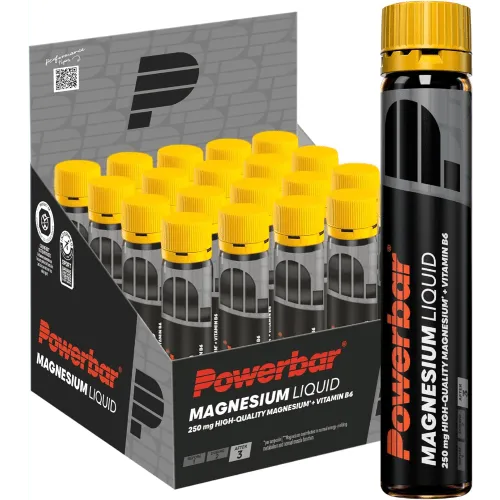 PowerBar PowerBar Magnesium Liquid Black Line 250 mg Magnesium Vitamin B6 20 x 25 ml Shot, 25 er Display à 500 ml, 250 mg hochwertiges Magnesium plus Vitamin B6 – Produktbild 6 von 6