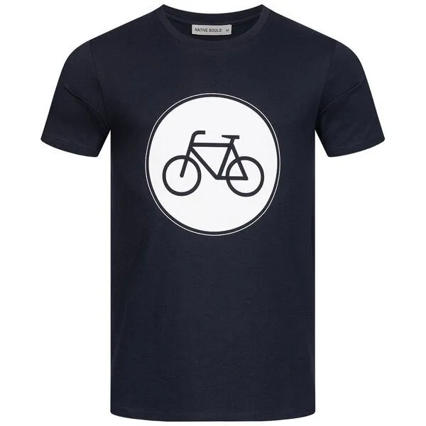 NATIVE SOULS Native Souls T-Shirt Herren - Bike, Navy, – Produktbild 1 von 1