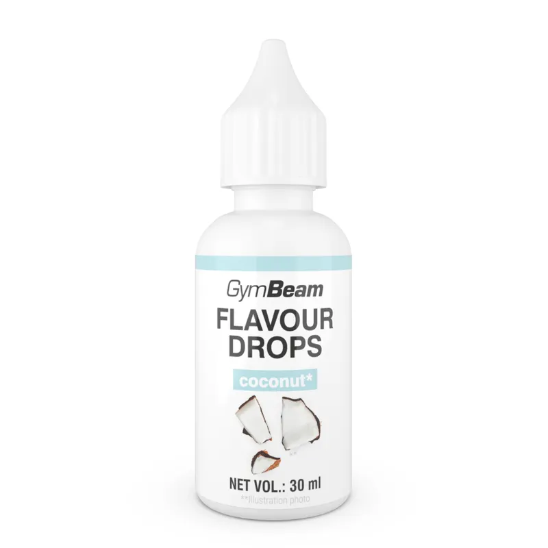 GymBeam Food GymBeam Flavour Drops 30 ml Kokos – Produktbild 1 von 1