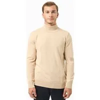 ORGANICATION ORGANICATION Rollkragenpullover aus Bio-Baumwolle, Beige, – Produktbild 1 von 1