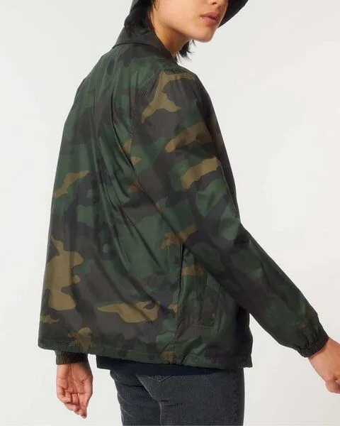 YTWOO YTWOO Unisex Jacke mit All-Over-Print Camouflage aus recyceltem PET, Camouflage, – Produktbild 3 von 4