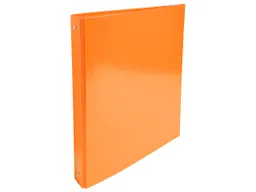 Exacompta 10 Exacompta Ringbücher "Iderama" aus kaschiertem Karton, DIN A4, 4 Ringe, orange – Produktbild 1 von 1