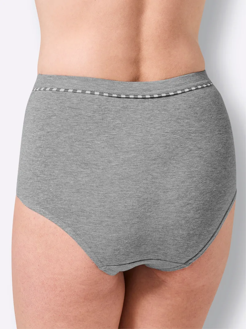 wäschepur Taillenslip grau-meliert, Grau-meliert, – Produktbild 3 von 3