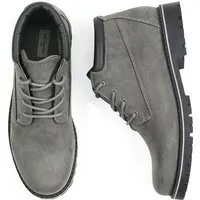 Will s Vegan Store Will's Vegan Store Herren vegan Low Dock Boots Grau – Produktbild 1 von 1