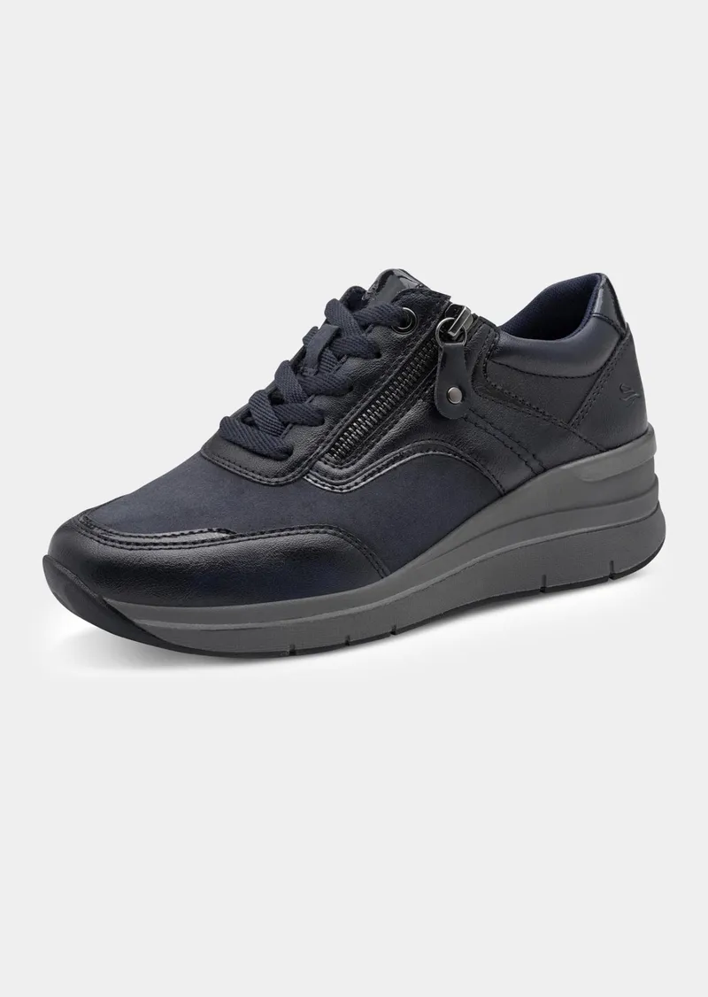 Jana Jana Hallux-Sneaker mit Memory-Foam-Fußbett - marine von Goldner Fashion, Blau, – Produktbild 1 von 3