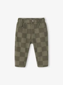 Vertbaudet Baby Chinohose mit Karomuster – Produktbild 1 von 1