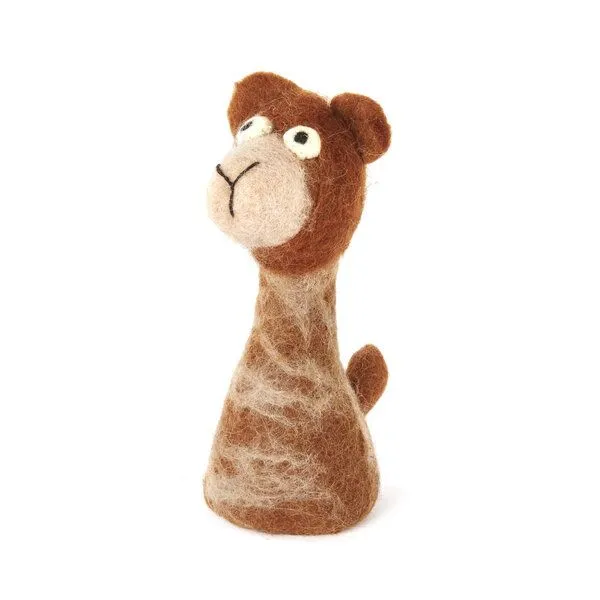 short'n'pietz short'n'pietz Alpaka als Filz Eierwärmer, Braun beige, – Produktbild 1 von 1