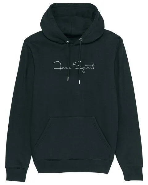 Human Family Human Family Bio Unisex Hoodie - "Charmer - Free Spirit" in verschiedenen Farben, Schwarz, – Produktbild 1 von 4