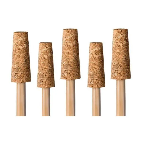 Kork-Deko Kork-Deko Korken für Rosenkugeln | Ersatz-Korkstopfen für Gartenkugeln 5er-Pack – Produktbild 1 von 4