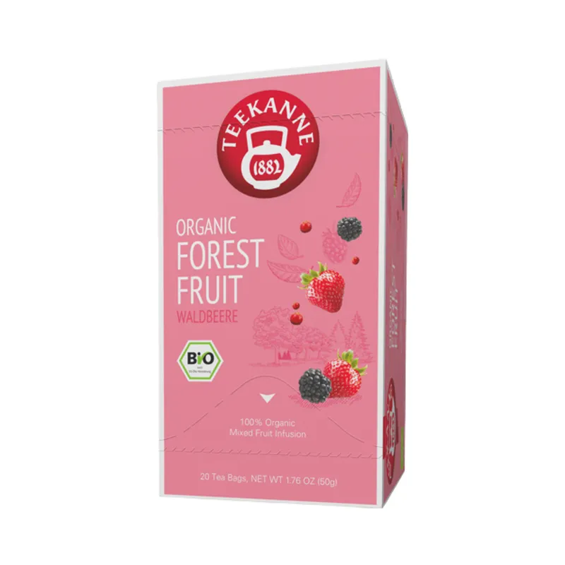 Teekanne Teekanne Bio Früchtetee Waldbeeren, 20 Teebeutel, 50g – Produktbild 1 von 3