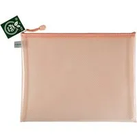 FolderSys FolderSys Kleinkram-Beutel "Candy Bag" mit RV, DIN A4, EVA, pastell apricot transparent – Produktbild 1 von 1
