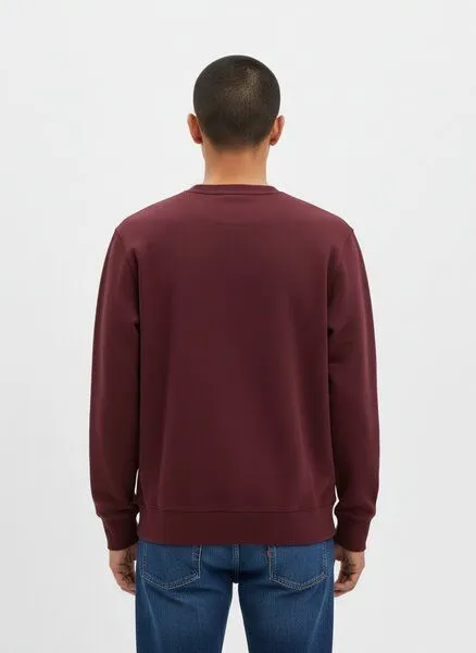 UNIPOLAR UNIPOLAR Sweater Modell: Rolin, Burgundy (rot), – Produktbild 3 von 6